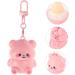  OFFIGAM Bear Balm Stocking Fillers for Ladies Baby Shower Prizes Skin Care for Kids Strawberry Lip Blam Stocking Fillers for Girls Party Supplies for Women Plastic Pink - Buy Online on GoSupps.com