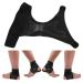 Zerone Open Heel Ankle Brace Compression Wrap With T-shaped Ankle Straps Hook And Loop Ankle Support Breathable Stabilizer Strap for Sports Fitness Riding