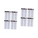 FRCOLOR 8 Pcs Eyebrow Stickers Black Makeup Eyebrow Transfer Tattoos Artificial Eyebrow 4d Make up Mold
