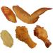 Zerodeko 10 Pcs Simulation Chicken Leg Chicken Wings Imitated Chicken Wings Chicken Wings Models Kitchen Props for Home Fake Food Lifelike Fast Foods Food Decor Chickens Pvc Toy Artificial Assorted Colorx2pcs 11X3.8X2.2CMx2pcs - Buy Online on GoSupps.com