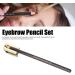 Eyebrow Makeup Pencil 5pcs Pencil 4 Sides Use Improve Drawing Efficiency Eyebrow Pencil Sharpener Scratch Resistant Flat Pointed for Beauty Salons (brown eyebrow pencil) - Buy Online on GoSupps.com