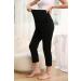 ZUMIY Maternity Lounge Pants - Over the Belly Pregnancy Trousers - Stretchy Activewear with Pockets - Black - Buy Online on GoSupps.com