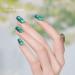 JMEOWIO Semi Cured Gel Nail Strips - Blue Green Glitter Nail Stickers for Art & Design | International Shipping - Buy Online on GoSupps.com