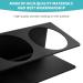 3PCS Ceramic Cat Food Bowls on 15 Tilted Metal Stand | Raised Cat Feeding Station for Cats and Puppies - Buy Online on GoSupps.com