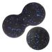 2 set itself massage ball duoball small self peanut massage ball fascia ball set lacrosse ball muscle roll for spine fascia training acupressure plantar fasciitis
