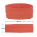 MapofBeauty 3 Pack Yoga Headbands - Stretchy Cotton Hairbands for Sports Running & Gym - Ideal for Women (Orange) - Buy Online on GoSupps.com