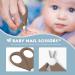 Baby Nail Clippers Set - Newborn Infant Nail Care Kit for New Parents Gift - Bear Coffee Design - Buy Online on GoSupps.com