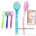 2 pack Exfoliating Bath Brush Long Reach 13.5 Inches