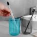 DIGJOBK Zahnb rstenbecher - Transparente Zahnputzbecher f r Zuhause | Blaues Plastik Mundsp lbecher | Ideal f r Badezimmer & Mundhygiene | Internationaler Versand - Buy Online on GoSupps.com