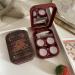 Buy Miedeon Cute Travel Contact Lens Container Set - 4er Mini Etui for Christmas - Red Contact Lens Holder - Buy Online on GoSupps.com