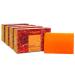 Vaadi Herbals Saffron Oil Bar Soap - 4 Pack (2.65 oz Each) | Luxurious Natural Skincare for All Skin Types - Shop Internationally - Buy Online on GoSupps.com