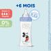 Dodie Anti-Colic Initiation+ Baby Bottle Minnie 330 ml 6 months Round Teat Flow 3 - Buy Online on GoSupps.com