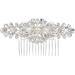 Ipetboom 1pc Flower Side Hair Comb Wedding Comb Teasing Combs for Women Rhinestone Hair Comb for Women Bridal Hair Comb Wedding Hair Comb Pearl Hair Comb Pearl Side Comb Alloy Bride Hairpin - Buy Online on GoSupps.com