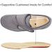 Orthoshoes Women's Diabetic Elderly Mesh Walking Sneakers - Grey, Size 6.5 - Buy Online on GoSupps.com