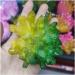 450-550g Dropshipping Natural Raw Quartz Crystal Cluster Specimen Rainbow Aura Quality Gemstone Stone Home Decor Crystal Cluster (Color : Pink Yellow) - Buy Online on GoSupps.com