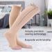 Compression Stockings for Sports & Varicose Relief - Zipper Knee Support Socks (L/XL) - Buy Online on GoSupps.com