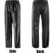 AXESQUIN 3XL Men's Waterproof Rain Pants - Breathable Lightweight Windproof Cycling & Hiking Overpants - Black - Buy Online on GoSupps.com