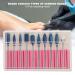 Life 10Pcs Nail Drill Bits Set - Tungsten Acrylic File Bits for Manicure Pedicure - Nail Grinding Head Fine Grit for Acrylic Gel Nails - Buy Online on GoSupps.com