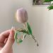Large Purple Tulip Hair Claw Clip - Non-Slip Metal Hair Accessory for Thick and Thin Hair - Buy Online on GoSupps.com