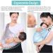 Hinataa Breathable Baby Sling | Adjustable & Quick-Drying Baby Carrier Wrap | 3D Network Design | Thick Shoulder Straps for Summer & Beach | Ideal for Newborns (Gray) - Buy Online on GoSupps.com