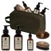 Arrison Beard Bart Kit Made in Italy + Birchwood box with shampoo conditioner wax beard oil-comb and brush made of beech wood and wild boar bristles (Bart Kit 4Stk) Bart-Set 4-Part + Beauty