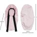 Sengterm Long Satin Hair Hood - Adjustable Silky Sleeping Hat for Women | Extra Big Size for Long Curls | Pink - Buy Online on GoSupps.com