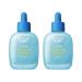 EQQUALBERRY Hyaltoin Flooding Smoothie Serum Deep Hydrating Korean Skin Care with Hyaluronic Acid Ectoine & Glacier Water Barrier-Strengthening with 5 Ceramides (1.01oz / 30ml) Pack of 2