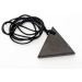 Shungite Pendant Stone for Chakra & Energy Balancing - Triangle Design | International Shipping - Buy Online on GoSupps.com