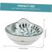 Zerodeko 3 Pcs Shaped Seasoning Dish White Dishes Dessert Plates Soy Dipping Plate Wasabi Dish Sauce Serving Dish Soy Sauce Plates Serving Bowls Mini Ceramics Seasoning Plate Japanese-Style 10.8X10.1X4.6CMx3pcs Blue 02x3pcs - Buy Online on GoSupps.com