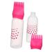 iplusmile 2 pi ces Bouteilles de pour Cheveux avec chelle Applicateur de Coloration Capillaire pour Usage Domestique et Salon Rose