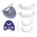 Flipped warm 2 pairs of dentures false teeth for plug in upper and lower artificial teeth of provisional dentures Immediate veneers dentures for plug in for men and women