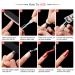 Clear Long Coffin Shaped Fake Nails - 100pcs Full Cover Acrylic Nail Tips Kit with Nail File & Cuticle Pusher - Salon Quality Artificial Nails for DIY Nail Art - Ballerina Style - Buy Online on GoSupps.com