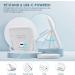 Ultra-Thin 10000 Lux Light Therapy Lamp | UV-Free, Touch Control, Stepless Brightness | 4 Timer Functions | Memory Function | 90 Rotatable Stand | White - Buy Online on GoSupps.com