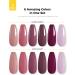 Burano Poly Extension Gel Nail Kit - 6 Color Builder Set for Nails - DIY Starter Kit for Beginners & Professionals - Skin Nude Shade - Buy Online on GoSupps.com