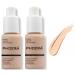 Aquapurity Phoera Full Coverage Foundation Soft Matte Oil Control Concealer 30ml Long Lasting Flawless Cream Smooth (2 PCS 102 NUDE) 2 PCS 102 NUDE 1 count (Pack of 1)