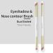 Small Nose Contour Brush & Angled Concealer Brush for Perfect Under Eye Makeup | 161D Eyeshadow Brush - International Shipping Available - Buy Online on GoSupps.com