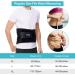 Adjustable Lumbar Belt for Herniated Disc & Sciatica Pain Relief - Breathable Mesh Curved Aluminum Strips Dual Adjustable Closure (Black L - Buy Online on GoSupps.com