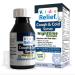 Kids Relief Cough & Cold Syrup, Relaxing Nighttime Formula for Kids 0-12, for Dry and Productive Cough, Caramel Flavor, Dye Free, No Added Sugar, 3.4 Fl Oz (Pack of 1)