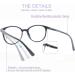 Modfans Women's Reading Glasses +1.00 | High-Quality Blue Light Filter | Comfortable & Stylish Reading Aid - Buy Online on GoSupps.com