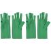 minkissy minkissy 2 Pairs UV Nail Art Gloves Fingerless UV Gloves Shield Shield Gel Glove