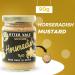 Otter Vale Mustard Pick N Mix - Choose From 4 Flavors | English Wholegrain Smooth English Devon Farmhouse Cider Horseradish | Pack of 3 X 90g - Buy Online on GoSupps.com