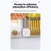 Natural Odor-Free Activated Carbon Fridge Air Freshener | Refrigerator Deodorizer & Electronic Sterilization | Odor Absorber for Fresh Food - Buy Online on GoSupps.com