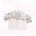 FRCOLOR Rhinestone Barrettes Pearl Hair Comb Rhinestone Hair Clip Bridal Headpiece Hair Accessories Rhinestone Headpiece Vintage Hair Comb Pearl Hair Pin Pearl Comb Props Wedding Bride - Buy Online on GoSupps.com