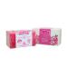 Rose Bulgarian Exfoliating Soap Sponge with Natural Oil Cleansing Soap Bar and a Gentle Exfoliating Sponge in One