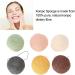 Konjac Sponge for Gentle Facial Cleansing | Natural Plant Fiber Peeling & Activated Bamboo for All Skin Types - Buy Online on GoSupps.com
