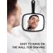 MIROTICS Black Hairdressing Hand Mirror with Handle - Pack of 1 - Buy Online on GoSupps.com