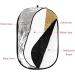40x60 / 100x150cm Multi Collapsible Disc Lighting Reflector Set - 5-in-1 Translucent Silver Gold White Black - Studio Photography Essential - Buy Online on GoSupps.com