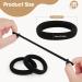30 Pieces Hair Elastics Coloured Hair Elastics Hair Ties for Women for Women or Girls Mixed Colors Seamless Cotton Thick Hair Elastics Premium Cotton - Buy Online on GoSupps.com