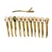 12 Steel Duck Beak Hair Clips Professional Gold Metal Styling Clips for Women & Hairdressers - Buy Online on GoSupps.com