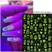Nail Art Decoration Slider DIY Nails Decals Face Abtract Luminous 3D Nail Sticker Flower Design(CY-039) - Buy Online on GoSupps.com